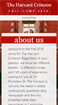 Mobile Screenshot of comp.thecrimson.com